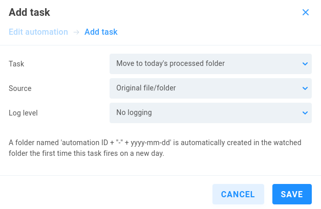add task