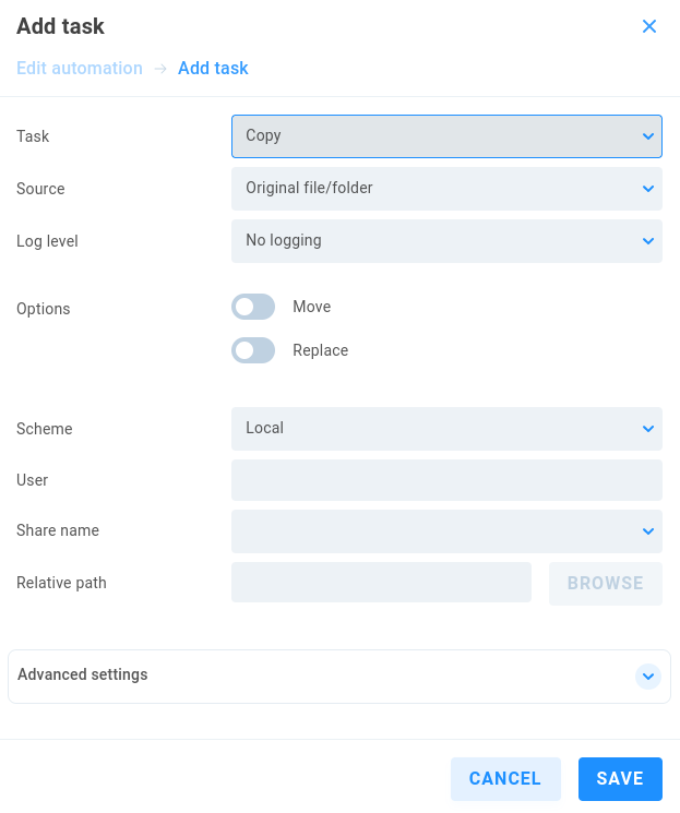 automation copy