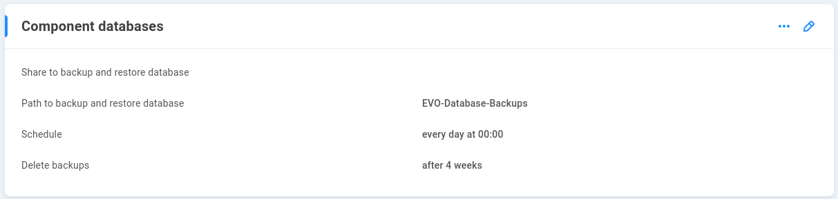 component databases