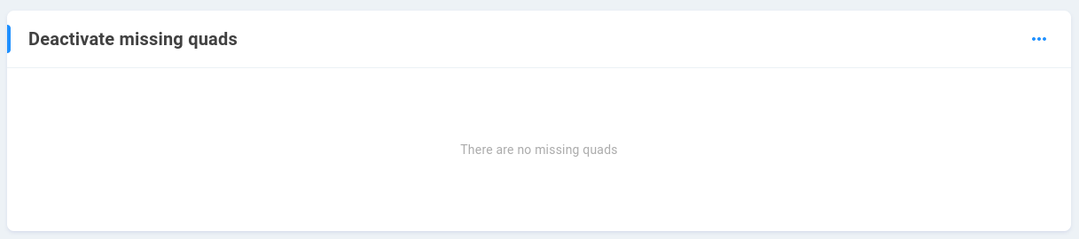 missing quads