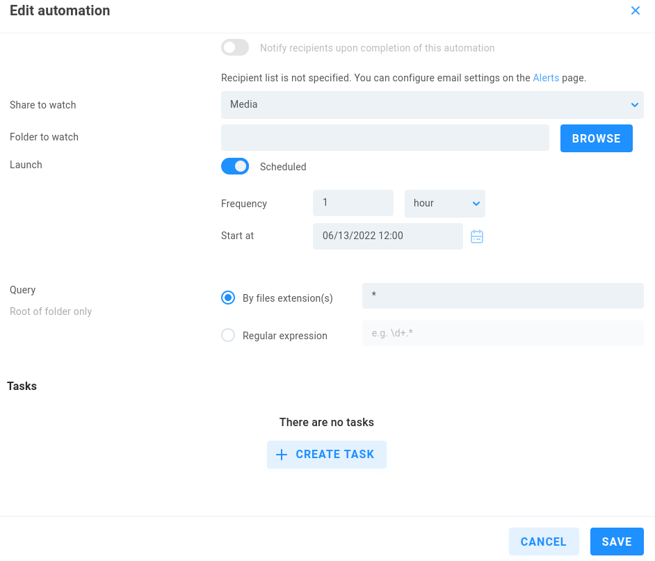 edit automation