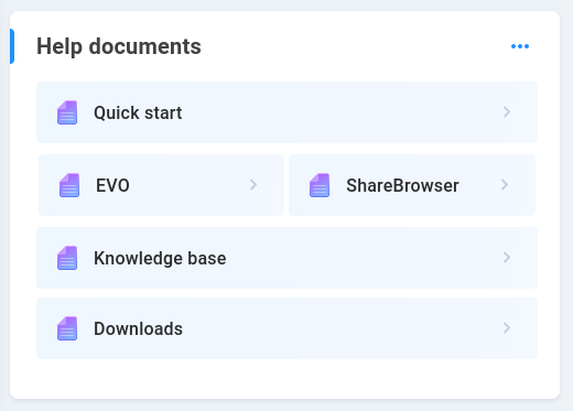help documents