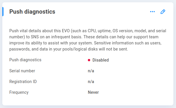 push diagnostics