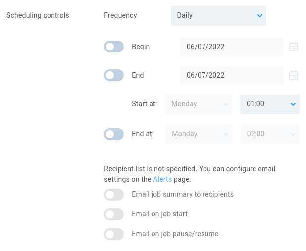 Slingshot scheduling