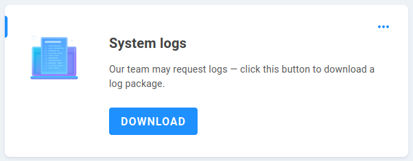 system logs