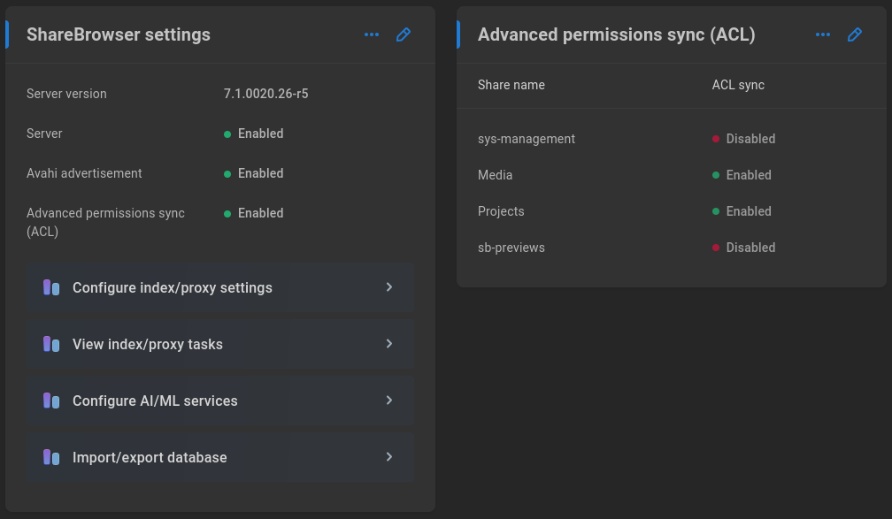 ShareBrowser ACL permissions