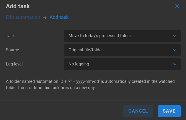 add task