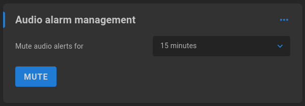 audio alarm