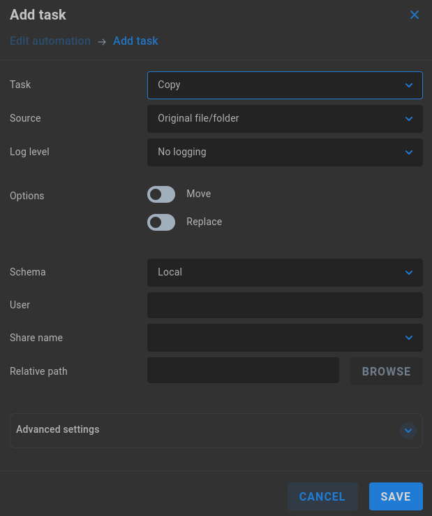 automation copy