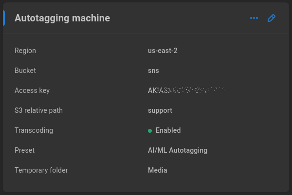 autotagging machine