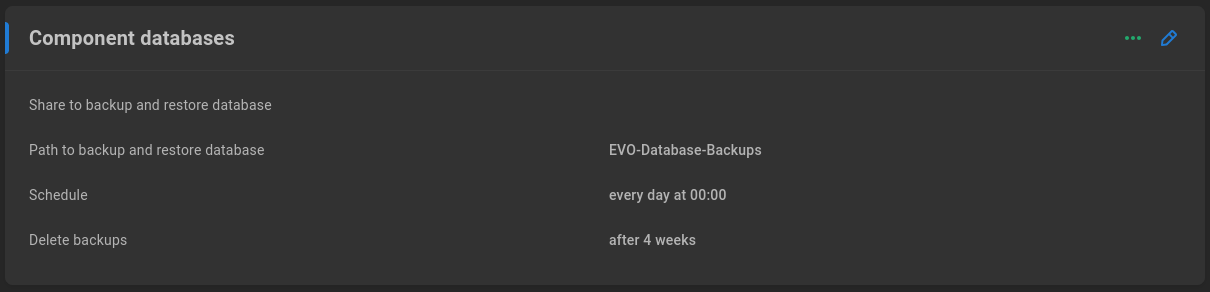 component databases