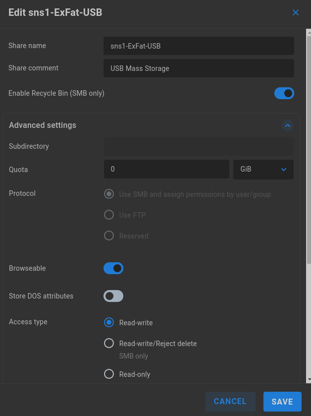 edit USB permissions