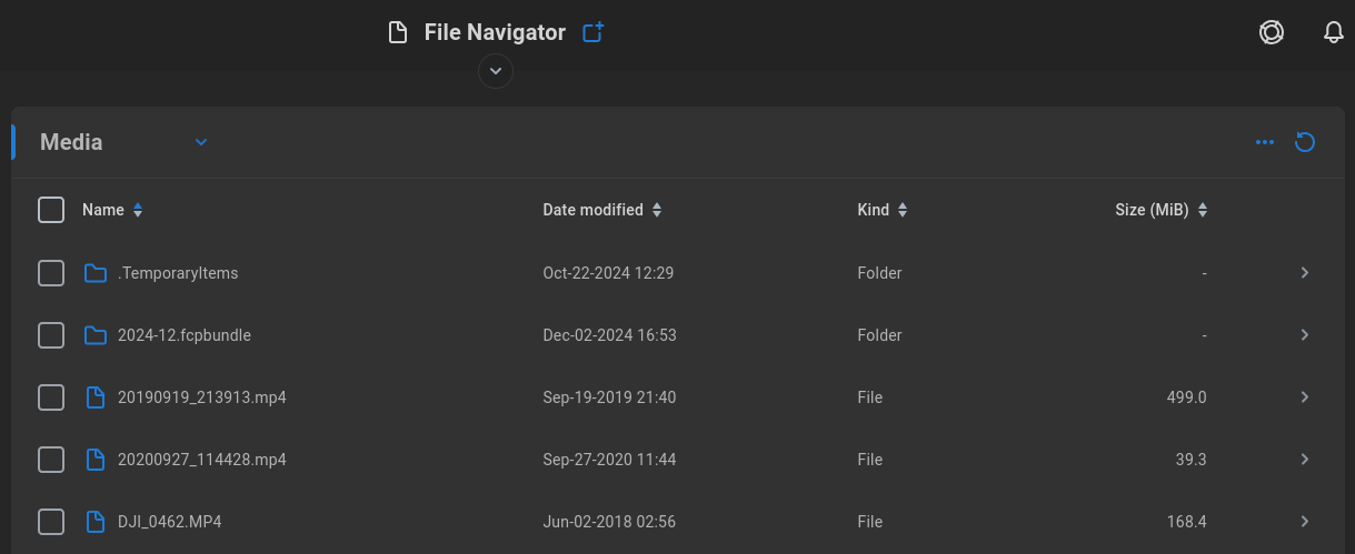 file navigator