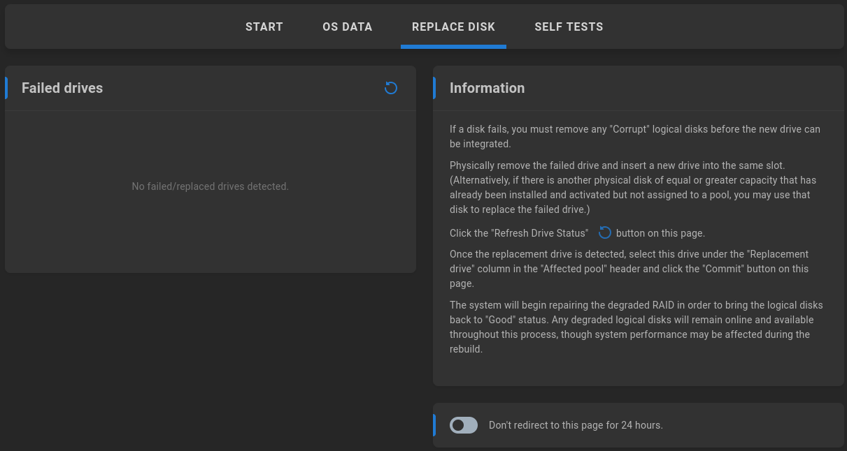 replace disk
