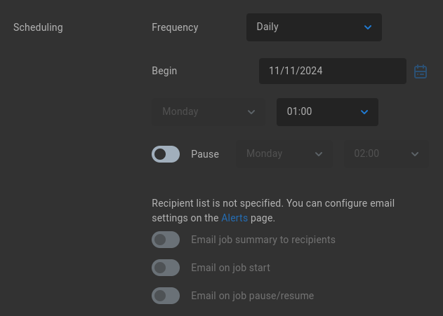 Slingshot scheduling