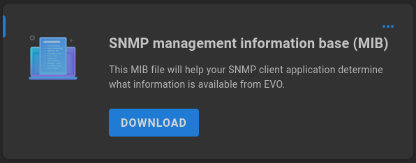 SNMP MIB