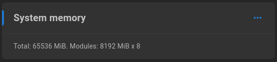 system memory