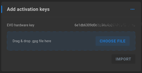 activation keys