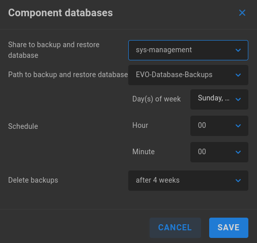 edit component databases