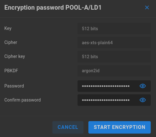 set password