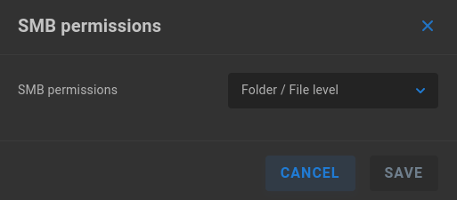 folder/file level SMB permissions