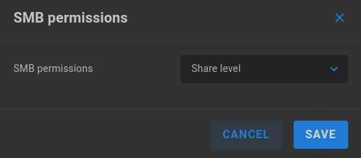 share level SMB permissions