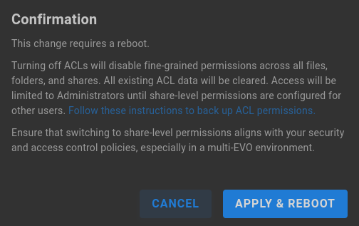 apply share level SMB permissions