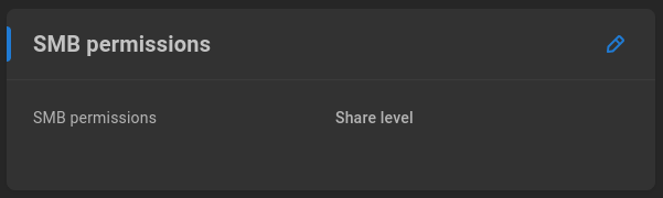 SMB permissions
