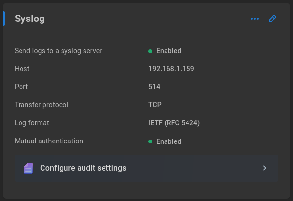 syslog